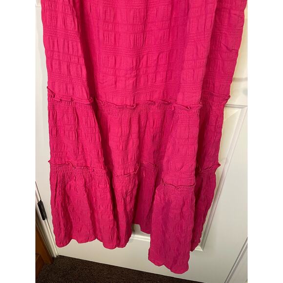 Davi and Dani womens large pink dress off shoulder new with tags - Picture 2 of 11